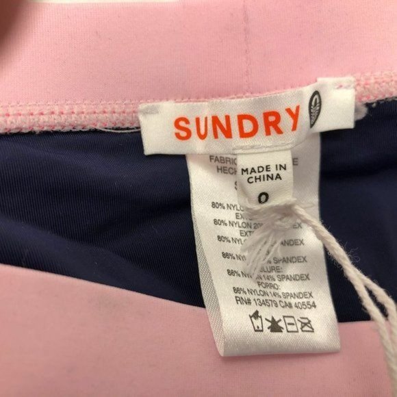 Sundry Anthropologie Sz XS  0 Colorblock Bikini Bottom Mix & Match Sizes for Top - Picture 7 of 10